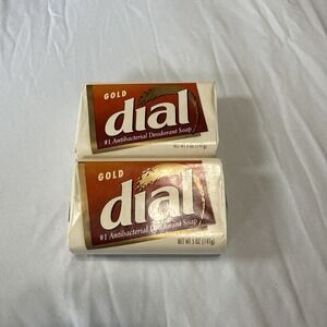 Dial Gold Soap Antibacterial 2 Packs New in Original Package 1980s Bath Bars